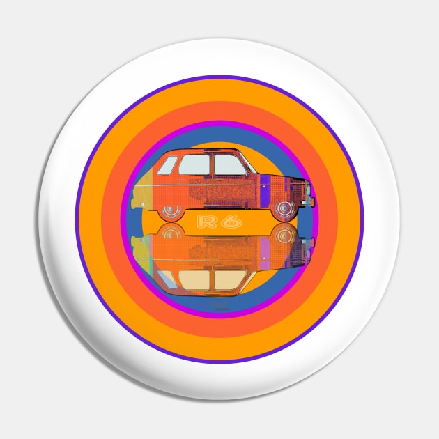 R 6 on orange target Pin by AaaahEeeekStudio