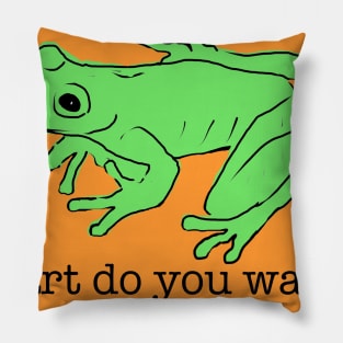 Wart do you want? Pillow