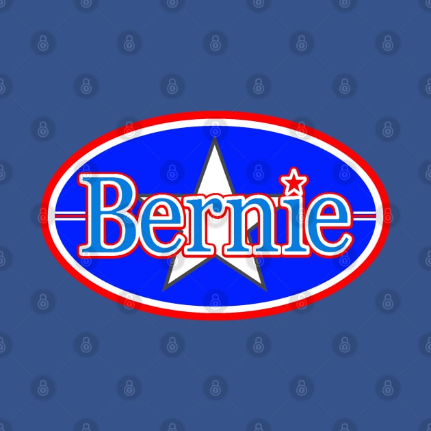 BERNIE STAR RED WHITE BLUE 2016 PRESIDENT by colormecolorado