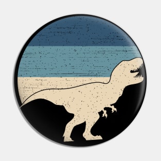 Dinosaur Vintage Sunset Pin