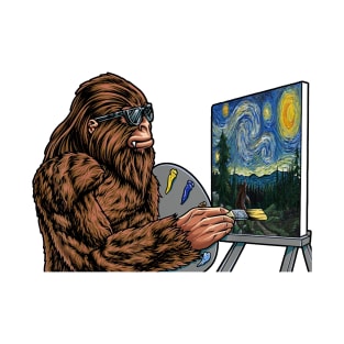 Funny Bigfoot And Vangoth Style T-Shirt