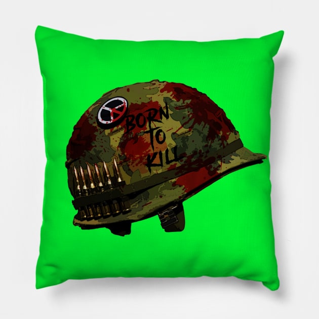 BORN TO KILL Pillow by theanomalius_merch