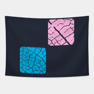 Minimalist Quads Design Tapestry