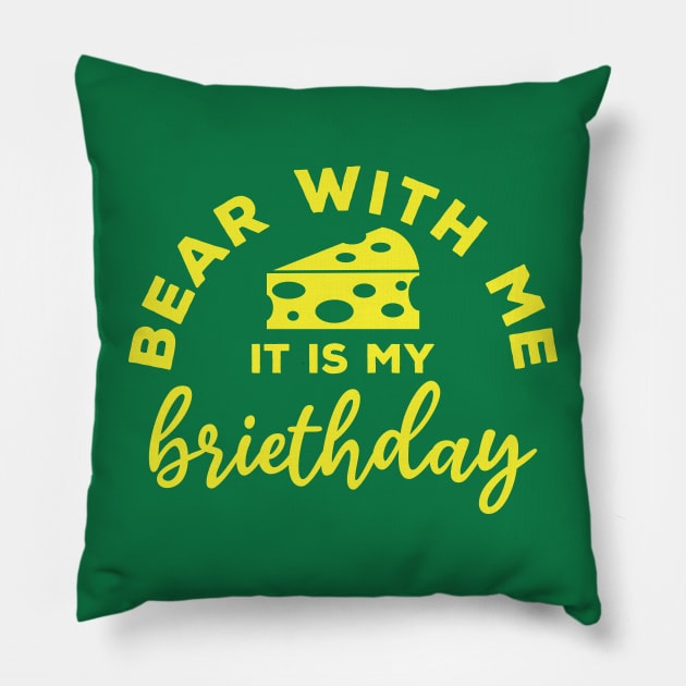 Brie cheese Pillow by Shirts That Bangs