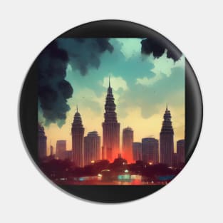 Kuala Lumpur | Comics style Pin