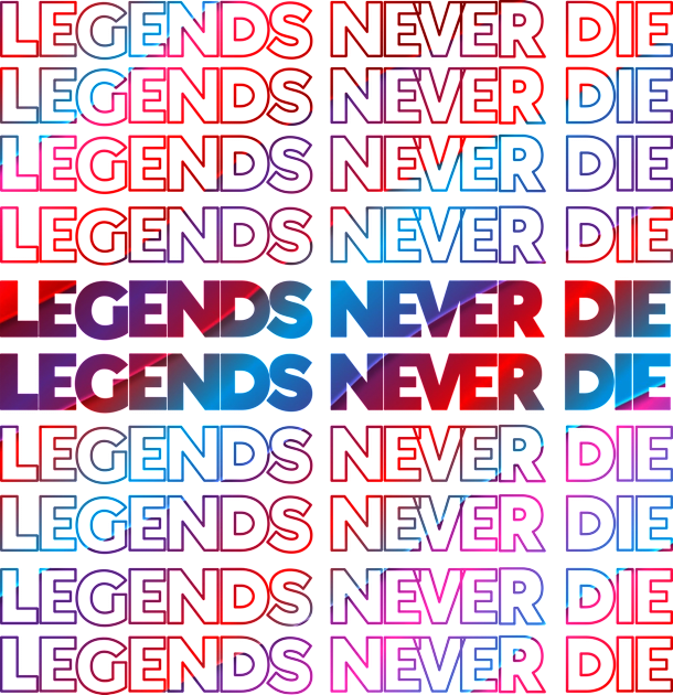 Legends Never Die Pattern Kids T-Shirt by musicanytime