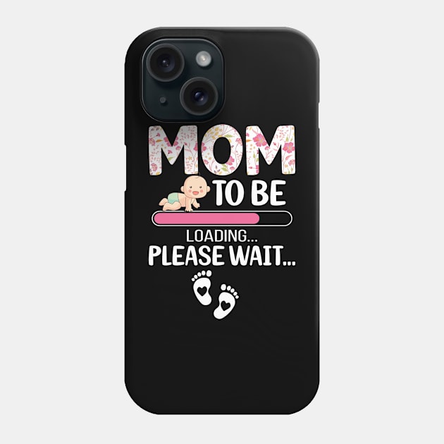 mom to be loading please wait Phone Case by Gigart