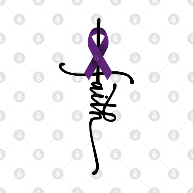 Pancreatic Cancer Faith Pancreatic Cancer Awareness Support Fighting Pancreatic Cancer by CreativeShirt