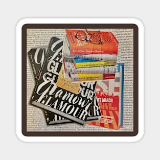 Book Lover Collage Magnet