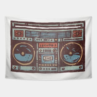 Vintage Boom Box Tapestry