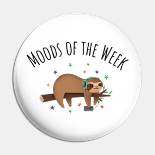 Sloth moods of the week Pin