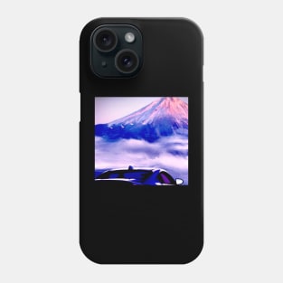 A Blue Journey Through Mountain Vistas Phone Case