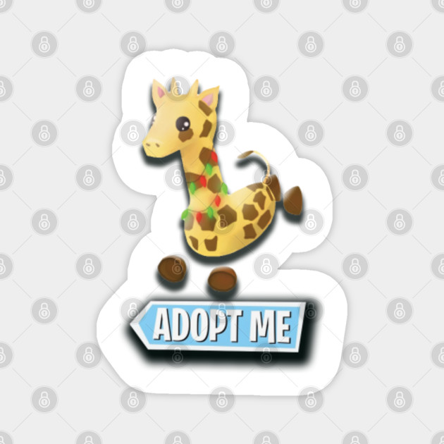 Giraffe Adopt Me Roblox Roblox Game Adopt Me Characters Roblox Adopt Me Magnet Teepublic - roblox roblox magnet teepublic