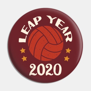 Leap Year 2020 Volleyball Pin