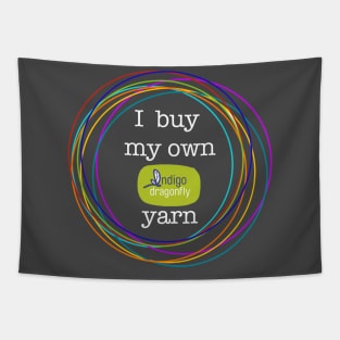 I buy my own yarn - logo Tapestry