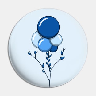 Balloons | Leaves | Winter | Blue Pin