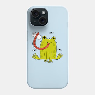 Frog and selfie Phone Case