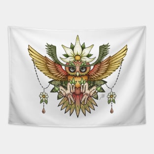 Sun Owl Tapestry