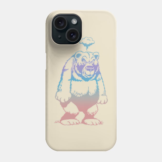 Mad Bear Phone Case by lavdog