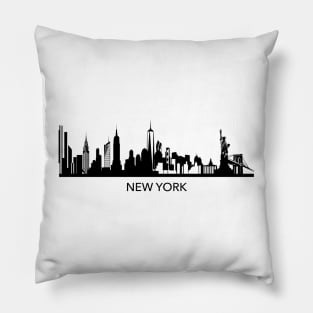 New York Skyline Pillow