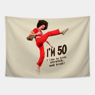 i m 50 sally omalley Tapestry