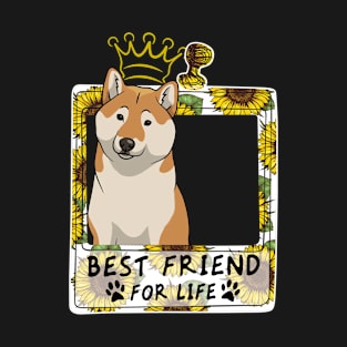 Best Friend For Life T shirt For shiba inu Lovers T-Shirt