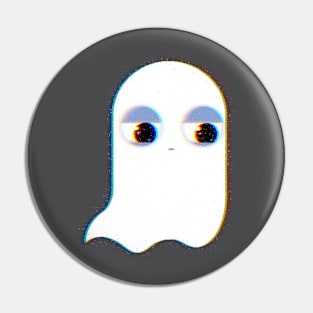 Little Halloween Ghost Glitch Pin