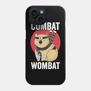 Combat Wombat Funny Phone Case