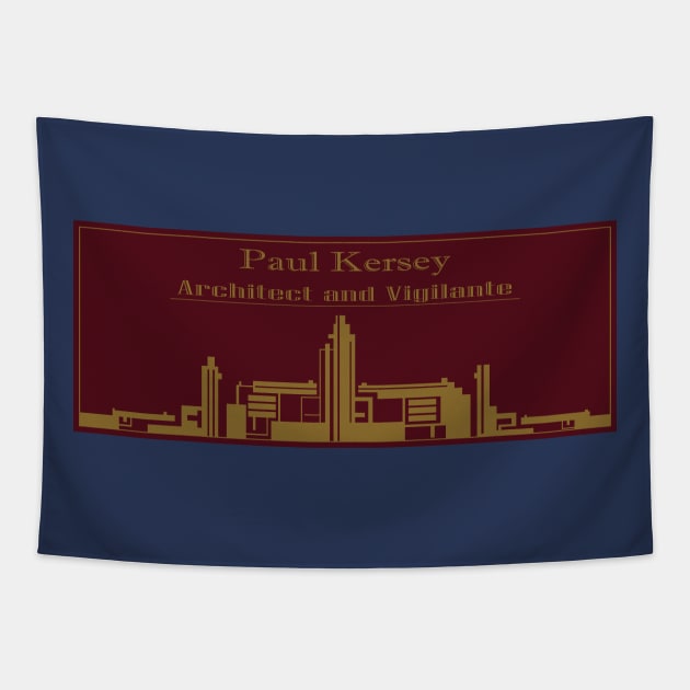 Paul Kersey's Business Card Tapestry by TenomonMalke