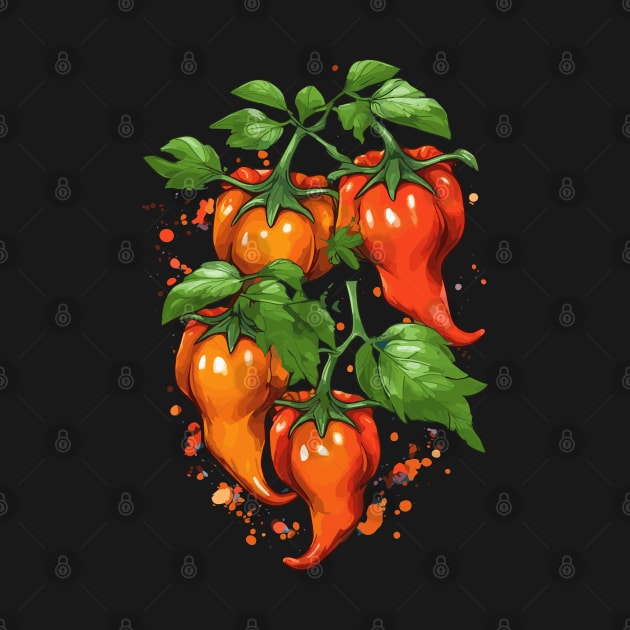 Habanero Peppers by craftydesigns