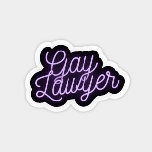 Gay Lawyer - Purple Magnet