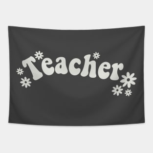 Retro Cute Teacher Gift Back to School Tapestry