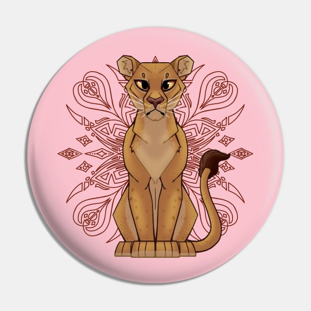 Lioness Pin by ZTheCrazed