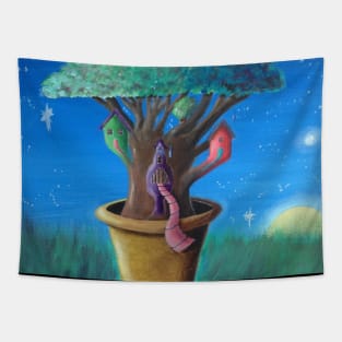 Growing Houses Tapestry