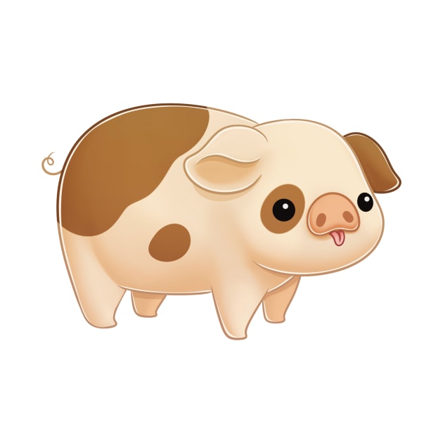 Cute Pig by TimeSkiff