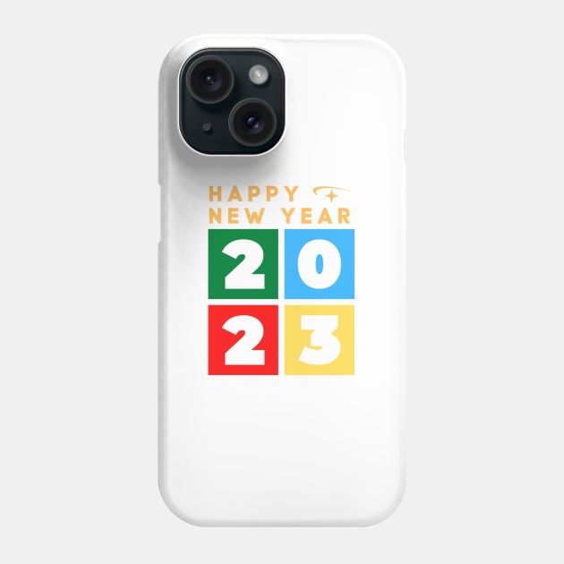 Happy New Year 2023 Phone Case by Biruf