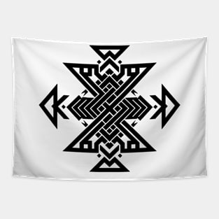 Sci-Fi Sign (Black) Tapestry