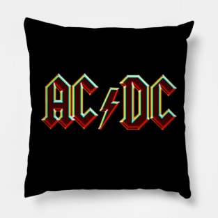 ACDC Retro Glowing Neon Pillow