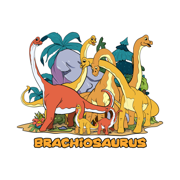 Brachiosaurus by Artofokan