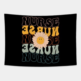 Retro Groovy Nurse Life For Women Nursing For Nurses Week Tapestry