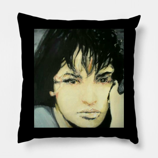 Selena Pillow by Mike Nesloney Art