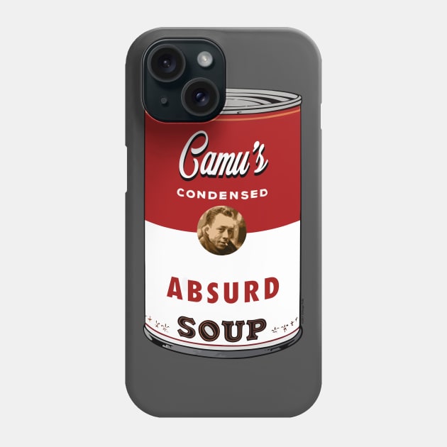 Camus Soup Phone Case by chilangopride