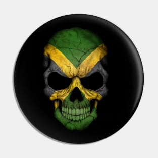 Dark Skull Rasta Pin