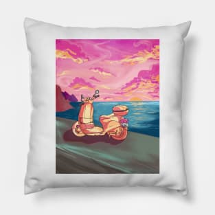 Sunset to the West Pillow