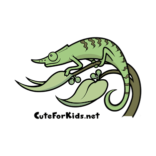 CuteForKids - Boettger's Chameleon T-Shirt