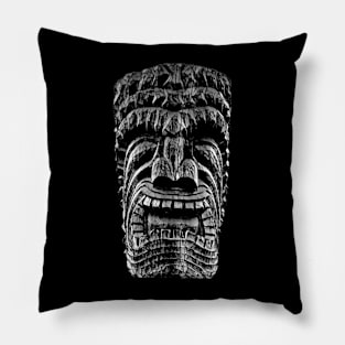 Tiki Head Pillow