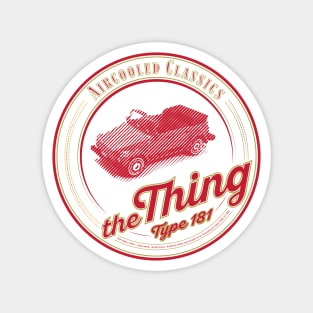 the THING in Red&Gold Magnet