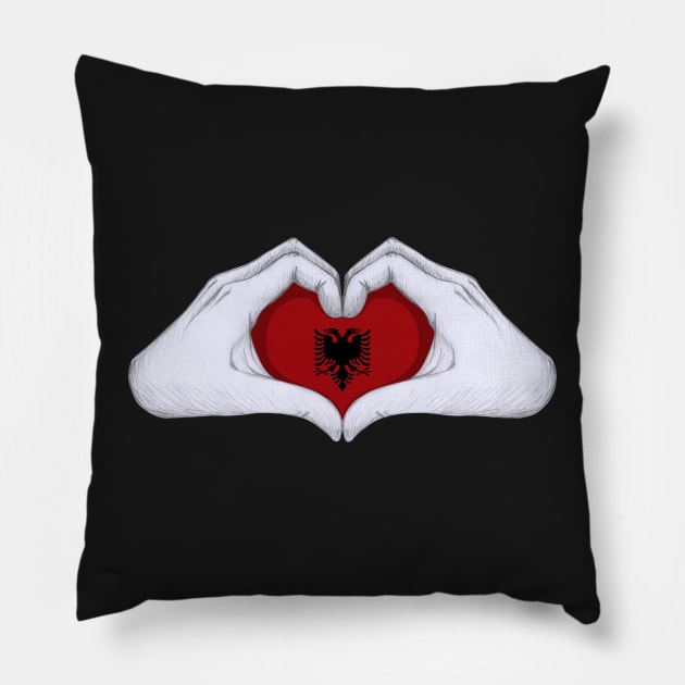 Albania Pillow by redmay