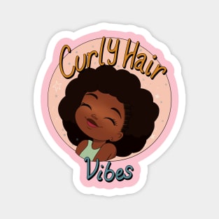 Curly Hair Vibes Unleashed Magnet