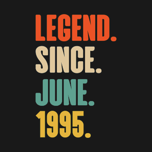 Legend Since June 1995 28 Years Old 28th Birthday T-Shirt